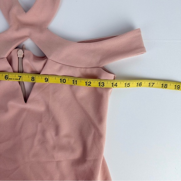 NWT‎ Nookie Women’s Pink Bodycon Cocktail Dress Sleeveless Halter - Picture 6 of 11
